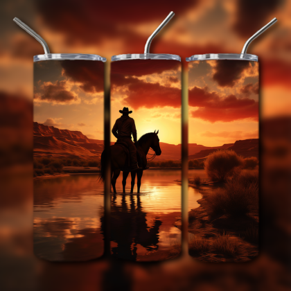 Cowboys and Cowgirls Tumbler
