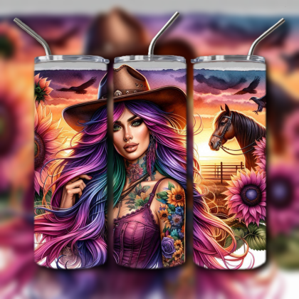 Cowboys and Cowgirls Tumbler