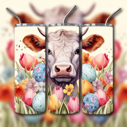 Cow Skull Tumbler