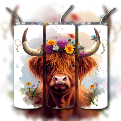 Cow Skull Tumbler