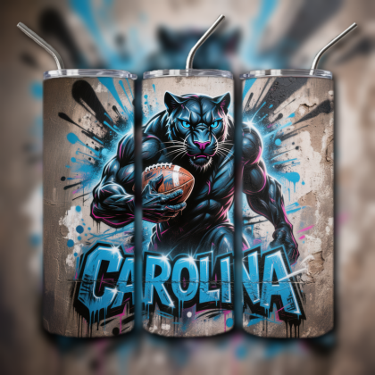 NFL Team Tumbler Carolina Panthers v3