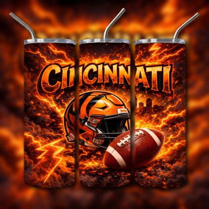 NFL Team Tumbler Cincinnati Bengals v4