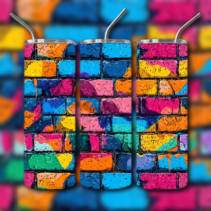 Colorful Graffiti Wall Art