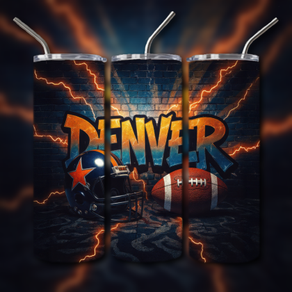 NFL Team Tumbler Denver Broncos v1