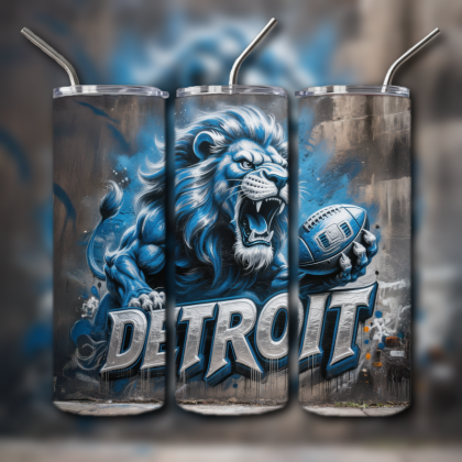 NFL Team Tumbler Detroit Lions v3