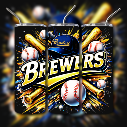 Milwaukee Brewers Tumbler V1