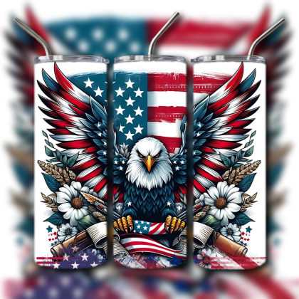 Patriotic Freedom Tumbler