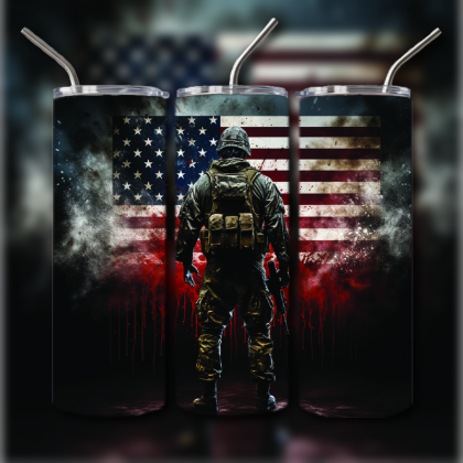 Patriotic Freedom Tumbler