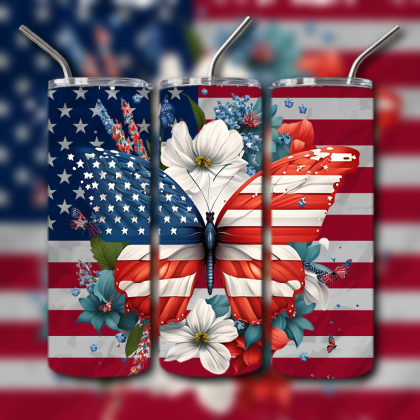 Patriotic Freedom Tumbler