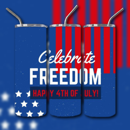 Patriotic Freedom Tumbler
