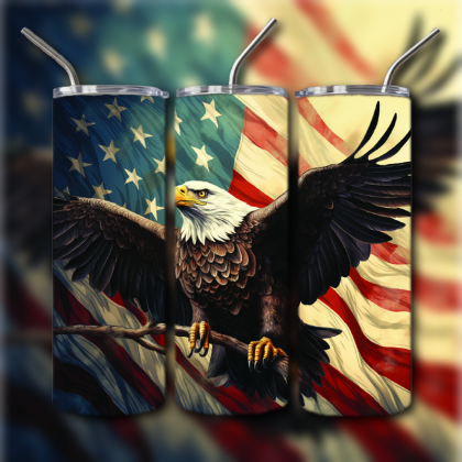 Patriotic Freedom Tumbler