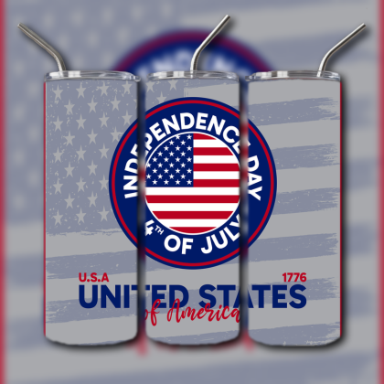 Patriotic Freedom Tumbler