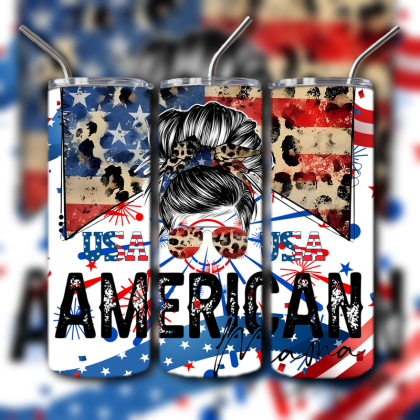 Patriotic Freedom Tumbler