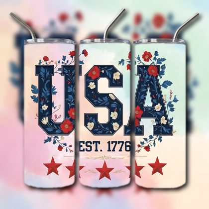 Patriotic Freedom Tumbler