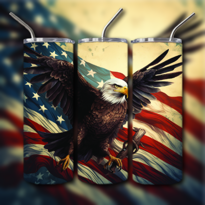 Patriotic Freedom Tumbler