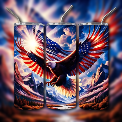 Patriotic Freedom Tumbler