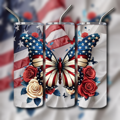 Patriotic Freedom Tumbler