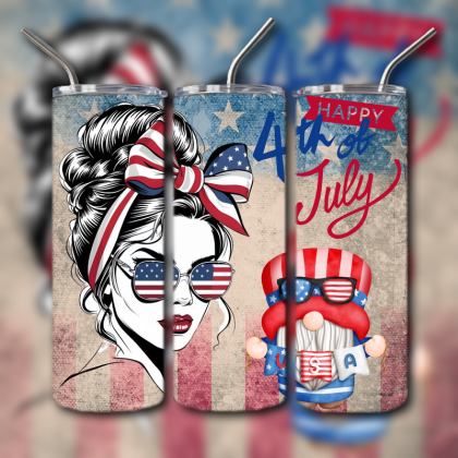 Patriotic Freedom Tumbler