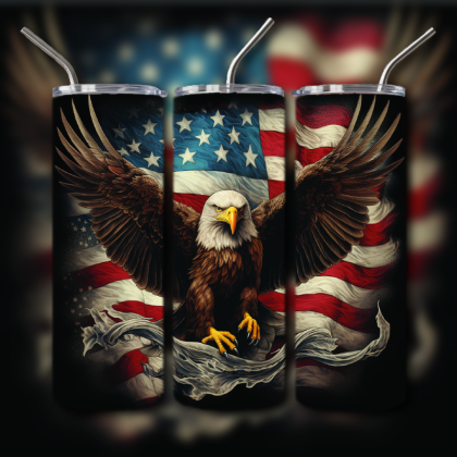 Patriotic Freedom Tumbler