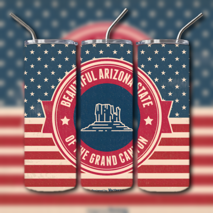 Patriotic Freedom Tumbler