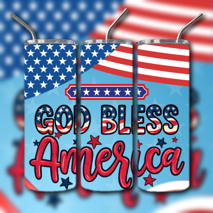 Patriotic Freedom Tumbler