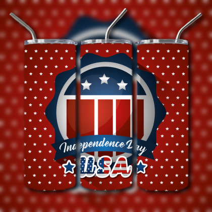 Patriotic Freedom Tumbler
