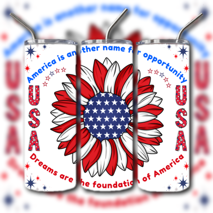 Patriotic Freedom Tumbler
