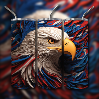 Patriotic Freedom Tumbler