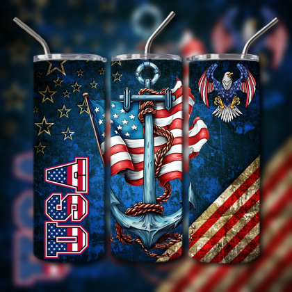 Patriotic Freedom Tumbler