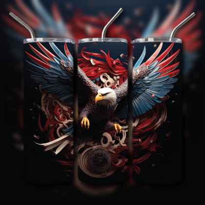 Patriotic Freedom Tumbler
