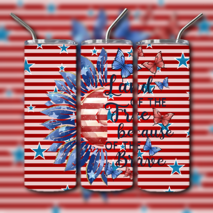 Patriotic Freedom Tumbler
