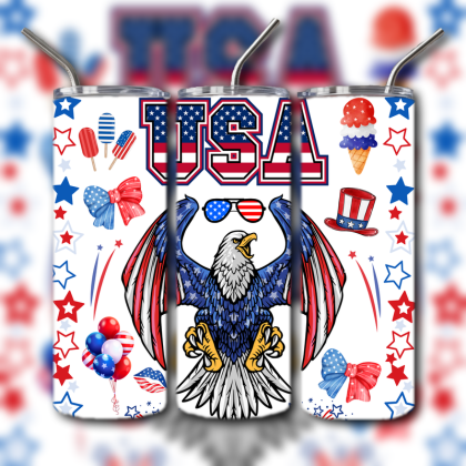 Patriotic Freedom Tumbler