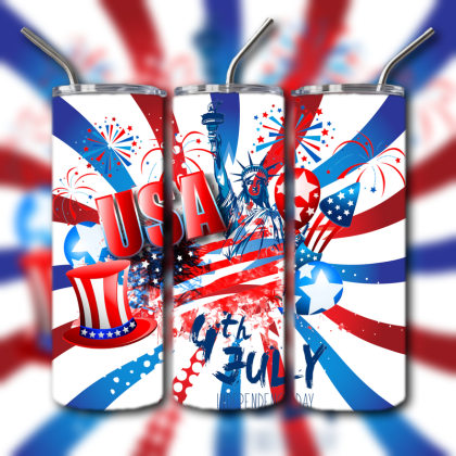 Patriotic Freedom Tumbler