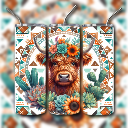 Western Themed Tumbler