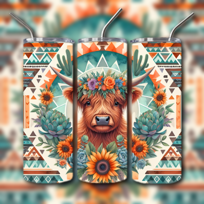 Western Themed Tumbler