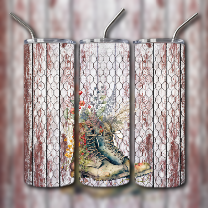 Western Themed Tumbler