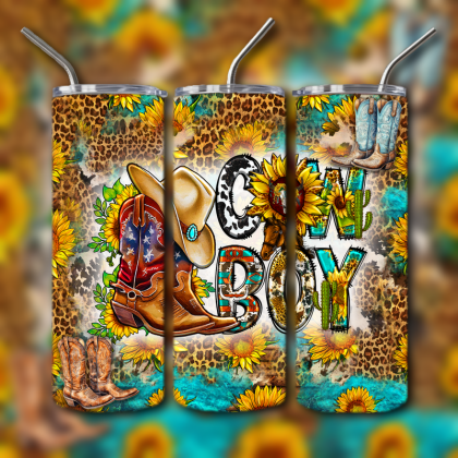 Western Themed Tumbler