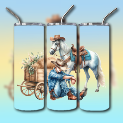 Western Themed Tumbler