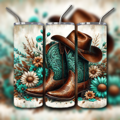 Western Themed Tumbler