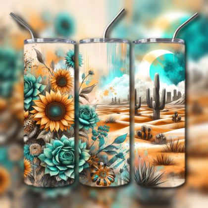 Western Themed Tumbler