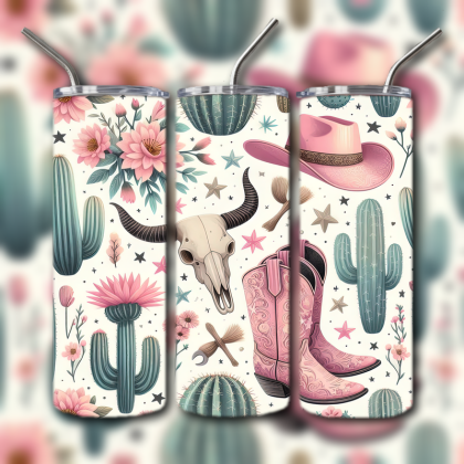 Western Themed Tumbler