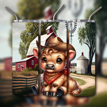 Western Themed Tumbler