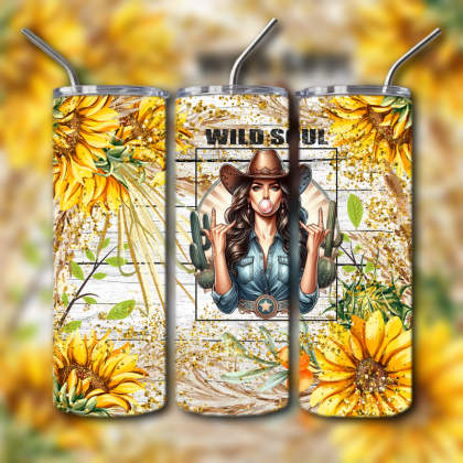 Western Themed Tumbler