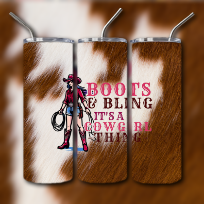 Western Themed Tumbler