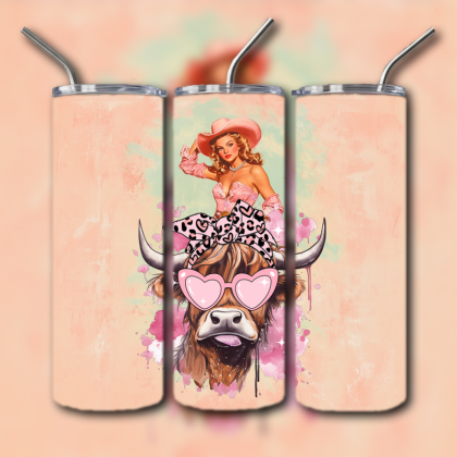 Western Themed Tumbler