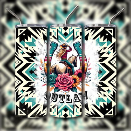 Western Themed Tumbler