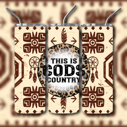 Western Themed Tumbler