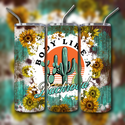 Western Themed Tumbler