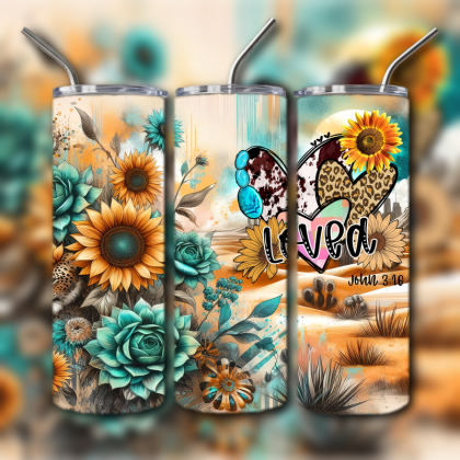 Western Themed Tumbler