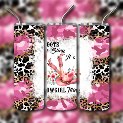 Western Themed Tumbler